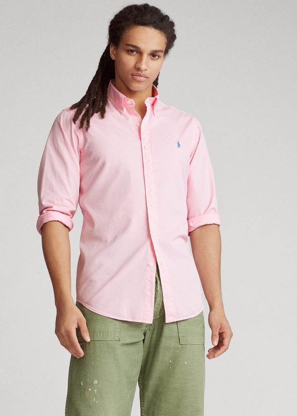 Men's Polo Ralph Lauren Classic Fit Twill Shirts | 894652SFP